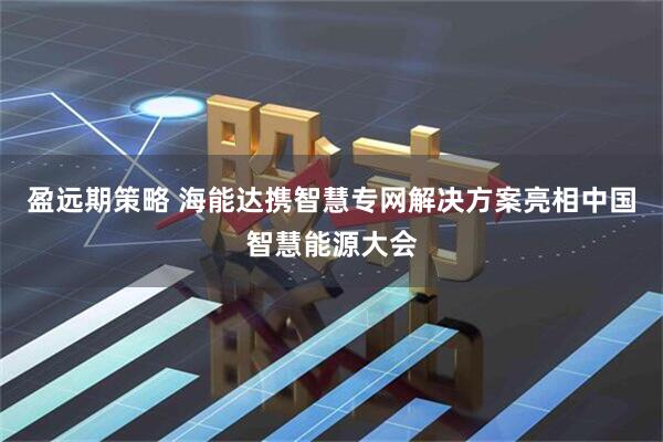 盈远期策略 海能达携智慧专网解决方案亮相中国智慧能源大会