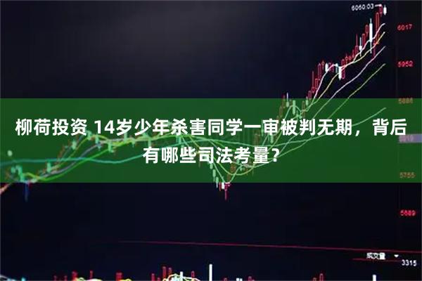 柳荷投资 14岁少年杀害同学一审被判无期，背后有哪些司法考量？