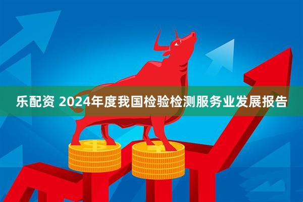 乐配资 2024年度我国检验检测服务业发展报告